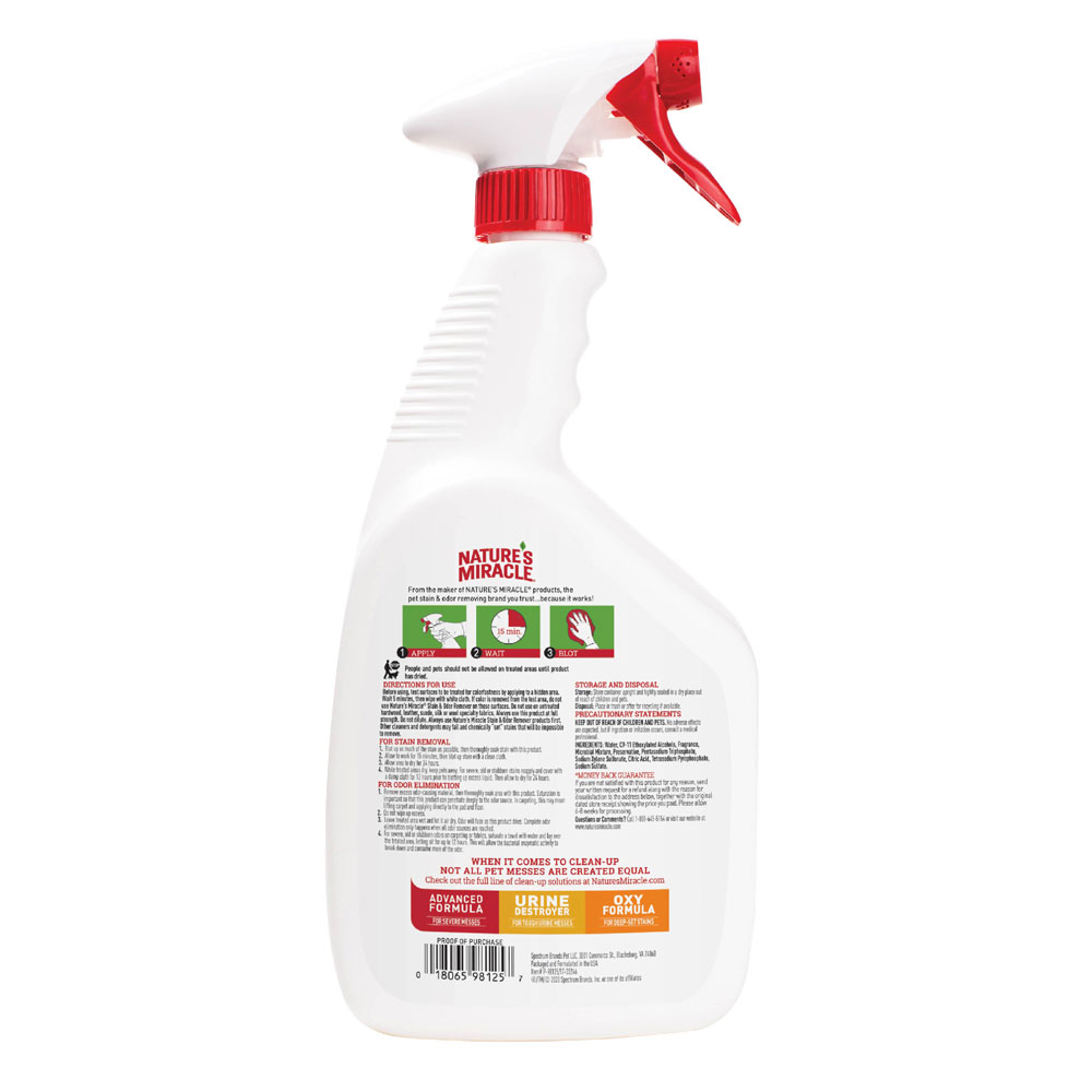 Dog Stain and Odor Remover Nature s Miracle
